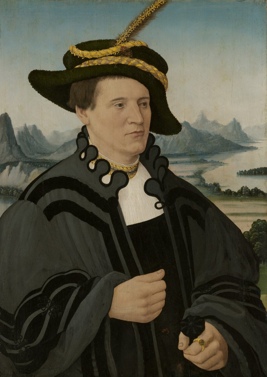 Friedrich Rorbachin muotokuva, 1532 tekijältä Conrad Faber von Creuznach
