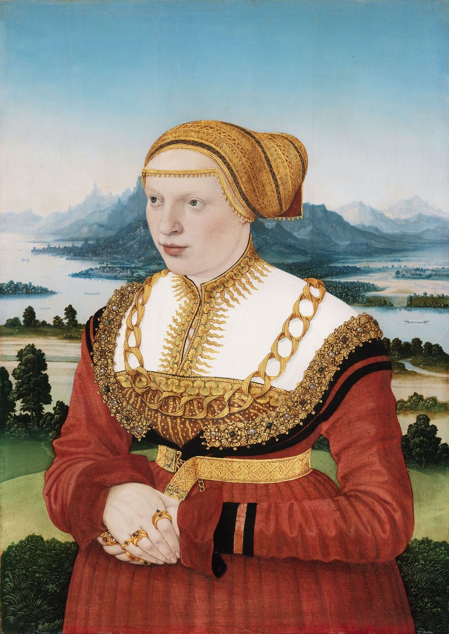 Katherina Knoblauchin muotokuva (1513-1542) tekijältä Conrad Faber von Kreuznach