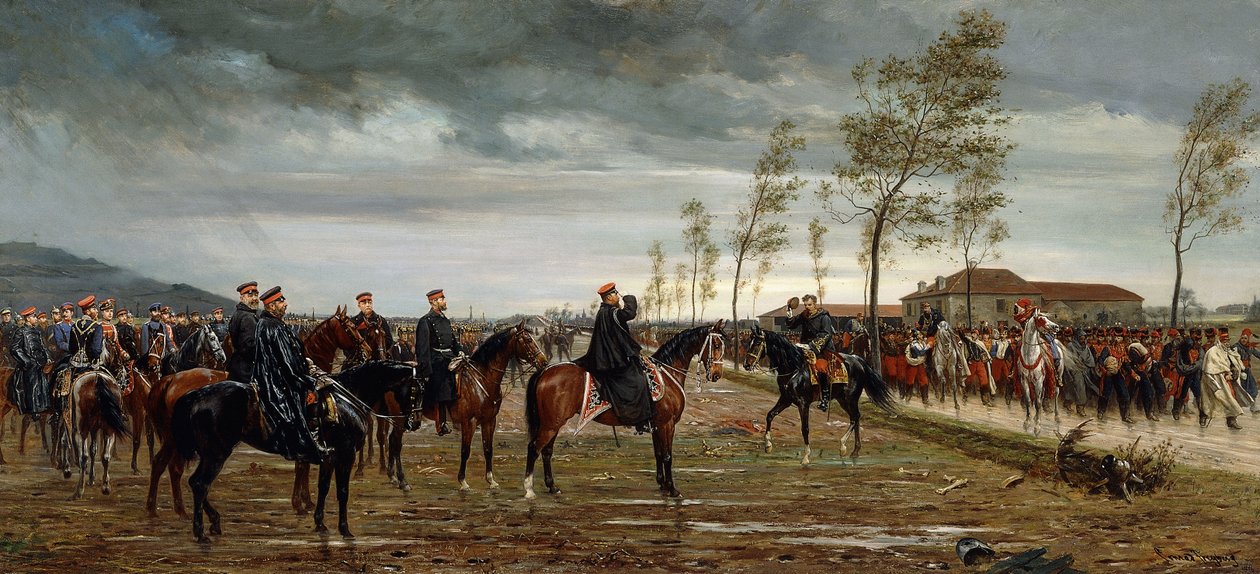 Metzin antautuminen, 1876 tekijältä Conrad Freyberg