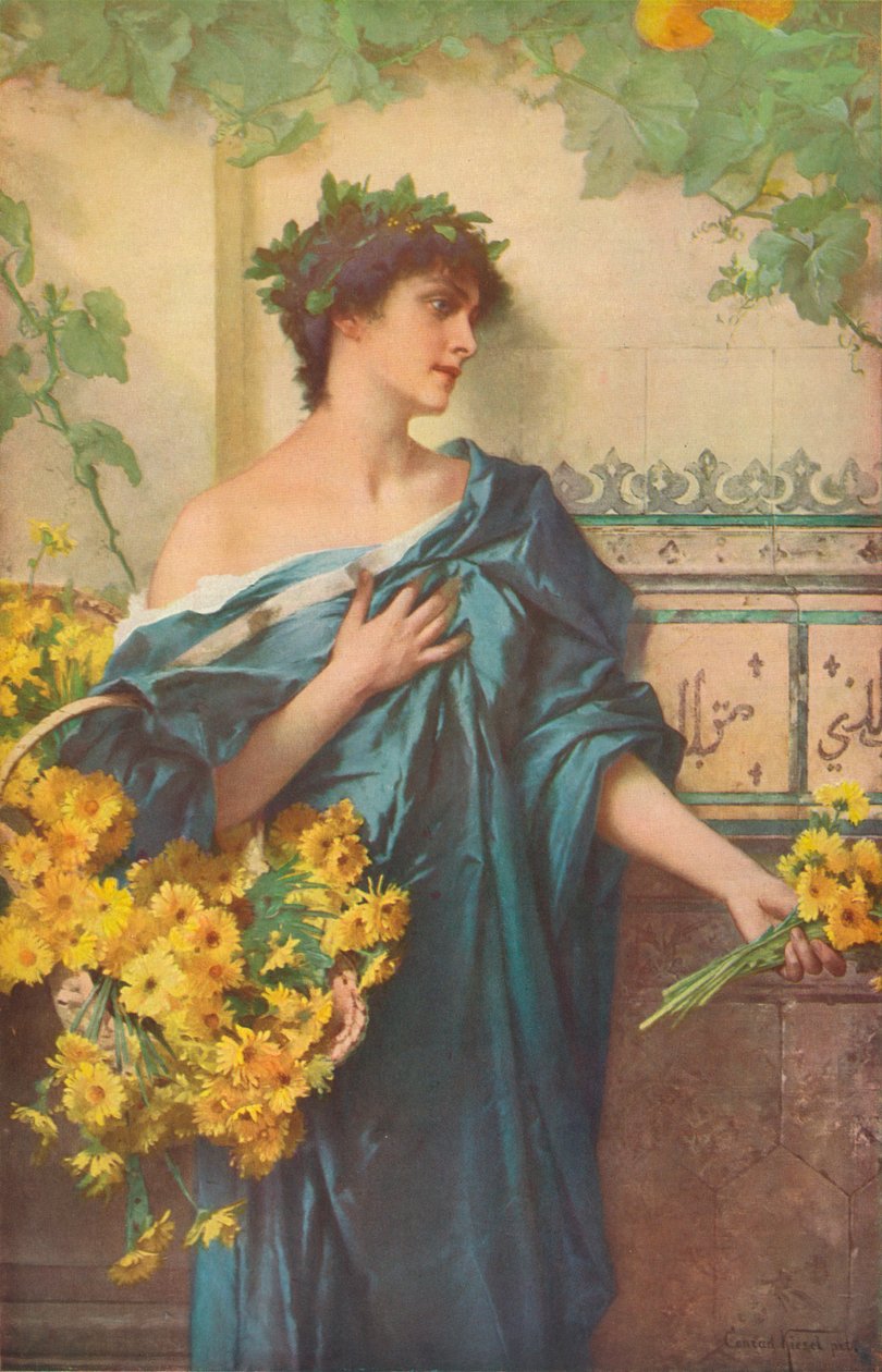 Daisies, 1900, 1918 tekijältä Conrad Kiesel