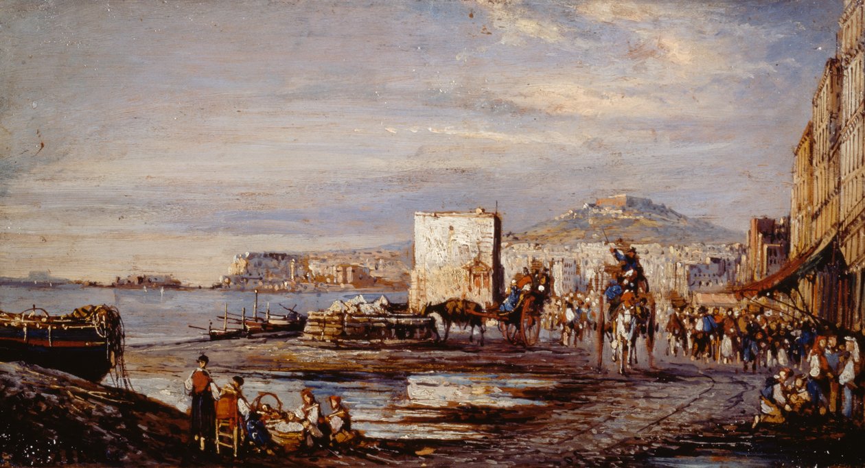 Napoli Marinellasta (öljy kankaalle) tekijältä Consalvo Carelli