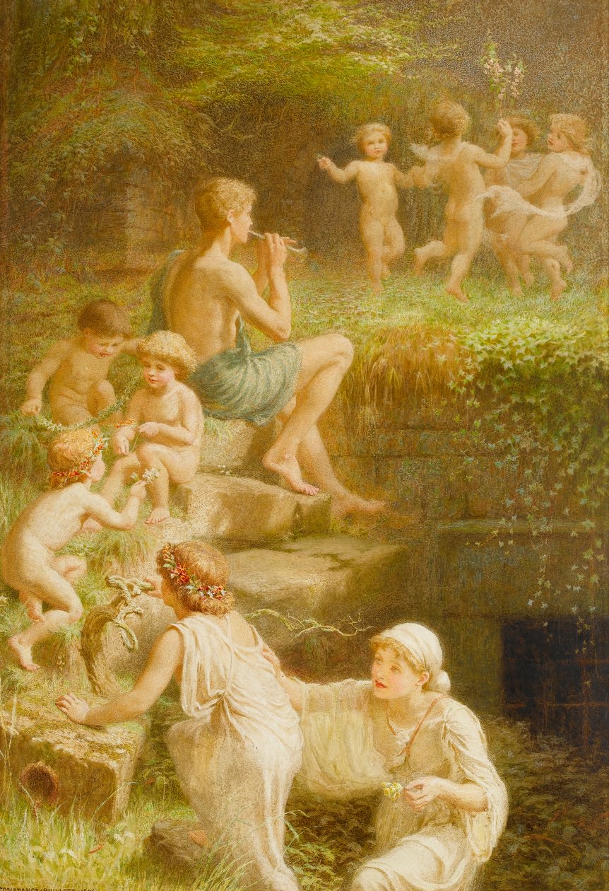 Arcadian Revelry: The Coming of Spring (wc paperilla) tekijältä Constance Phillott