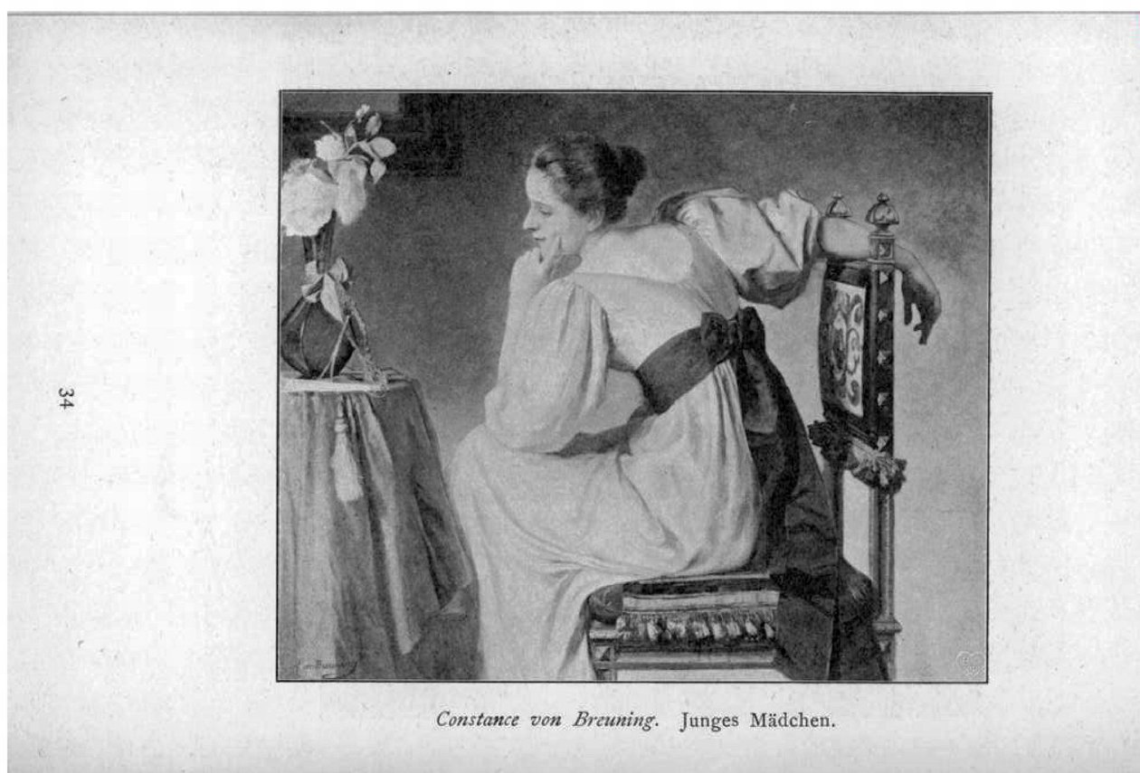 Junges Mädchen tekijältä Constance von Breuning