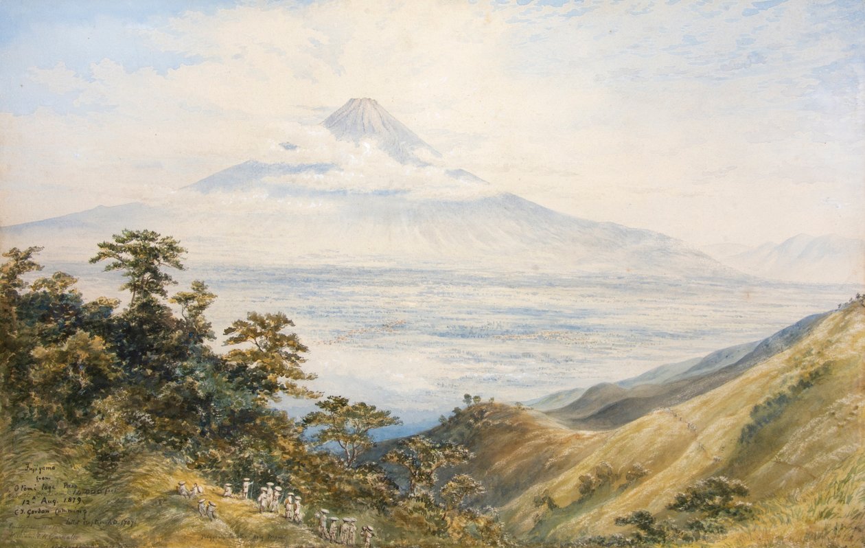 Fujiyama Otomi Toge -sola, Japani tekijältä Constance Frederica Gordon Cumming