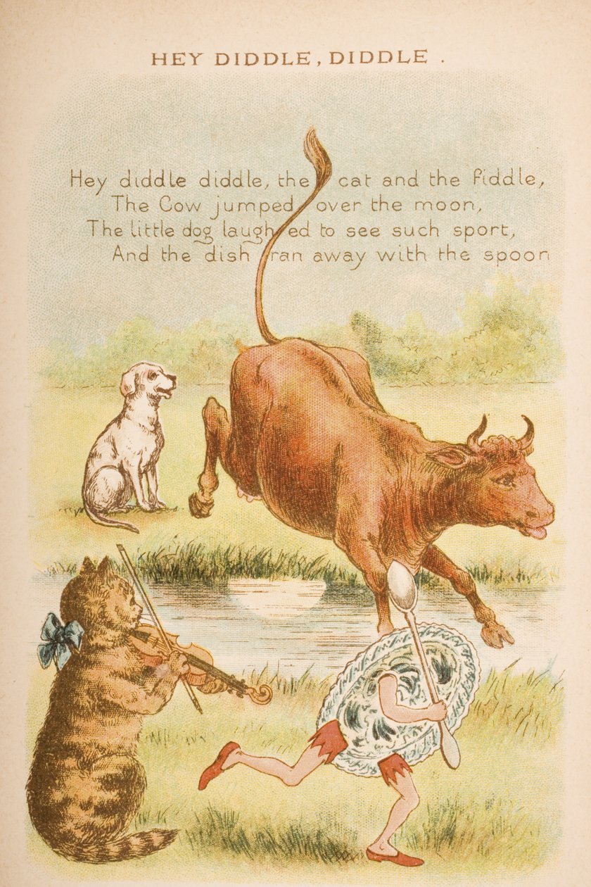 Hei Diddle, Diddle, julkaisusta "Old Mother Goose