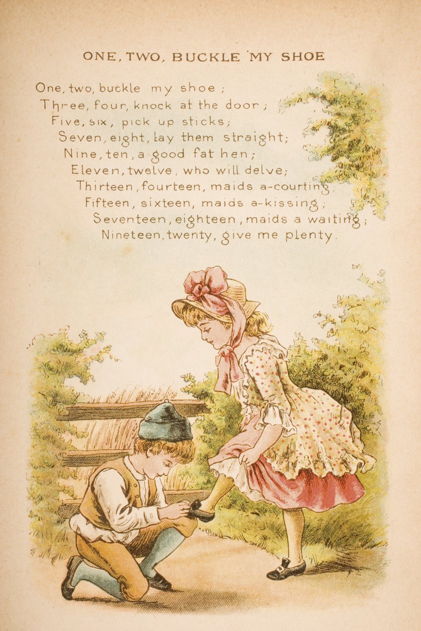 One, Two, Buckle my Shoe, julkaisusta "Old Mother Goose