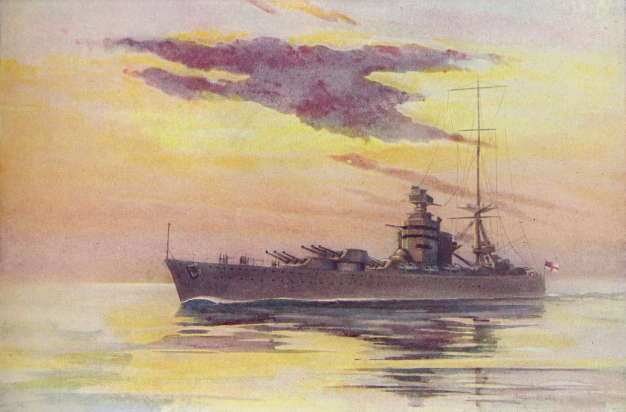 Moderni taistelulaiva, 1910 tekijältä Constance N Baikie