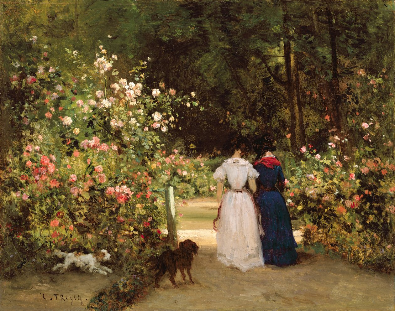 Promenade tekijältä Constant Emile Troyon