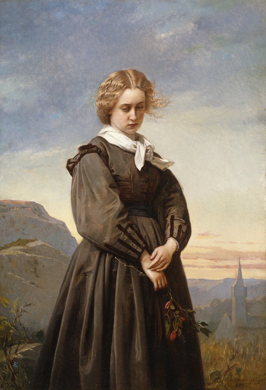 Rakkauden melankolia, 1866. tekijältä Constant Mayer