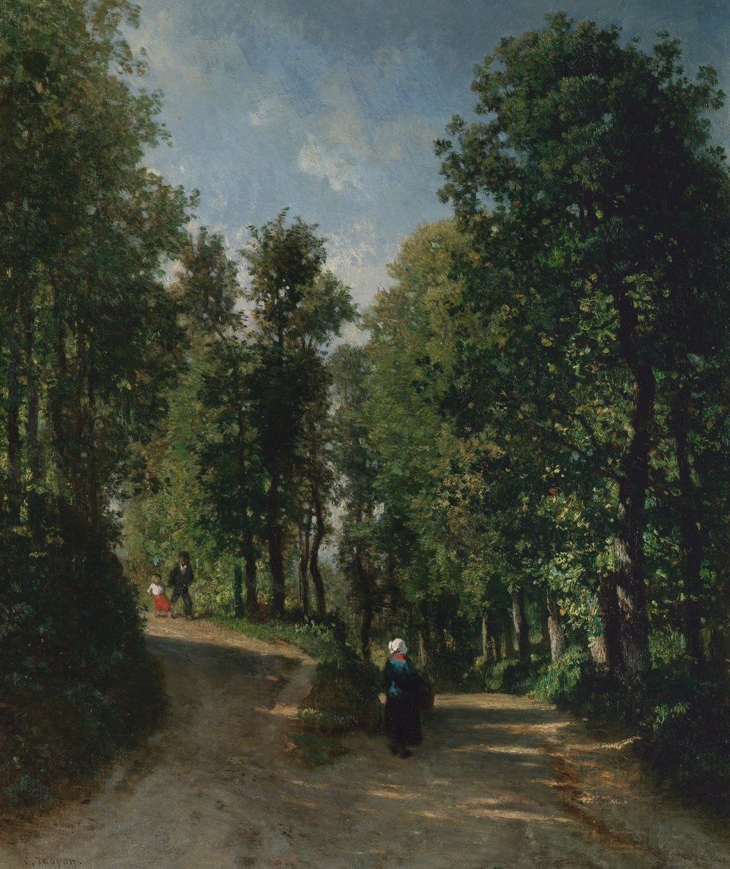 Road in the Woods, 1840-luvun puoliväli. tekijältä Constant Troyon