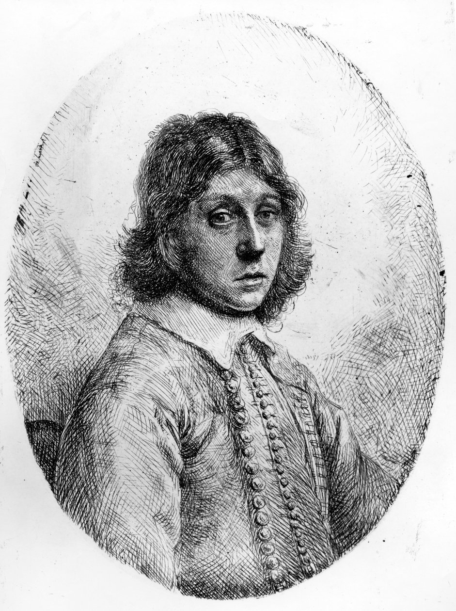 Mies soikeassa, n. 1641-80 tekijältä Constantin Daniel van Renesse
