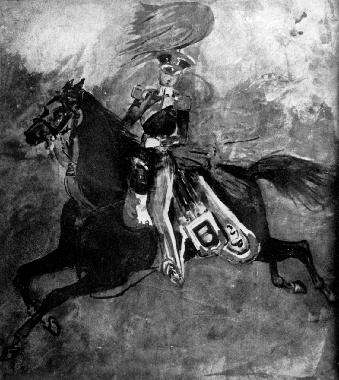 Englantilainen upseeri, 1800-luku, 1930. tekijältä Constantin Guys