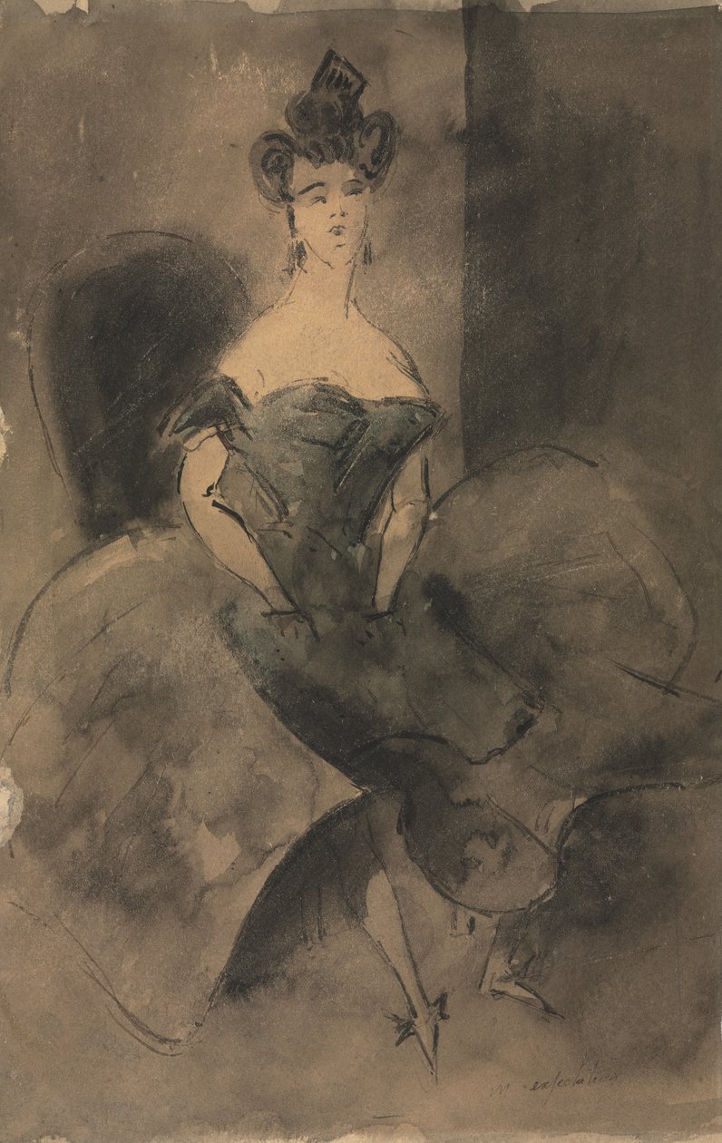 Odotettavissa, 1800-luku. tekijältä Constantin Guys