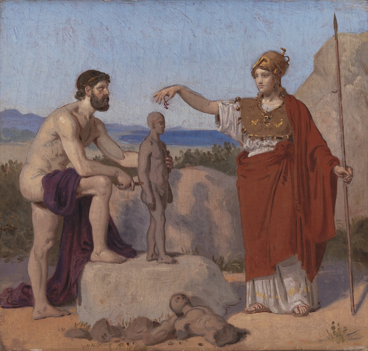 Prometheus-muovaava mies savesta tekijältä Constantin Hansen