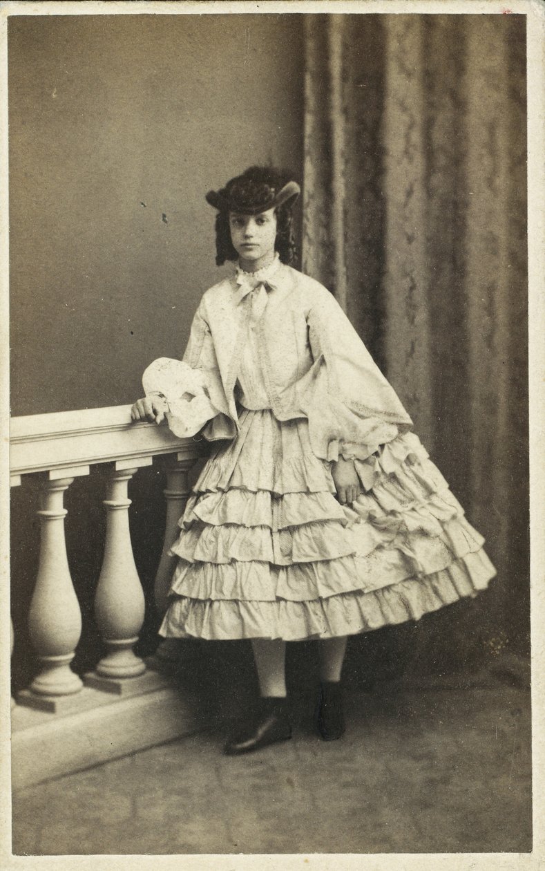 Muotokuva Tanskan prinsessa Dagmarista 1847-1928, 1860. tekijältä Copenhagen Photo studio E. Lange