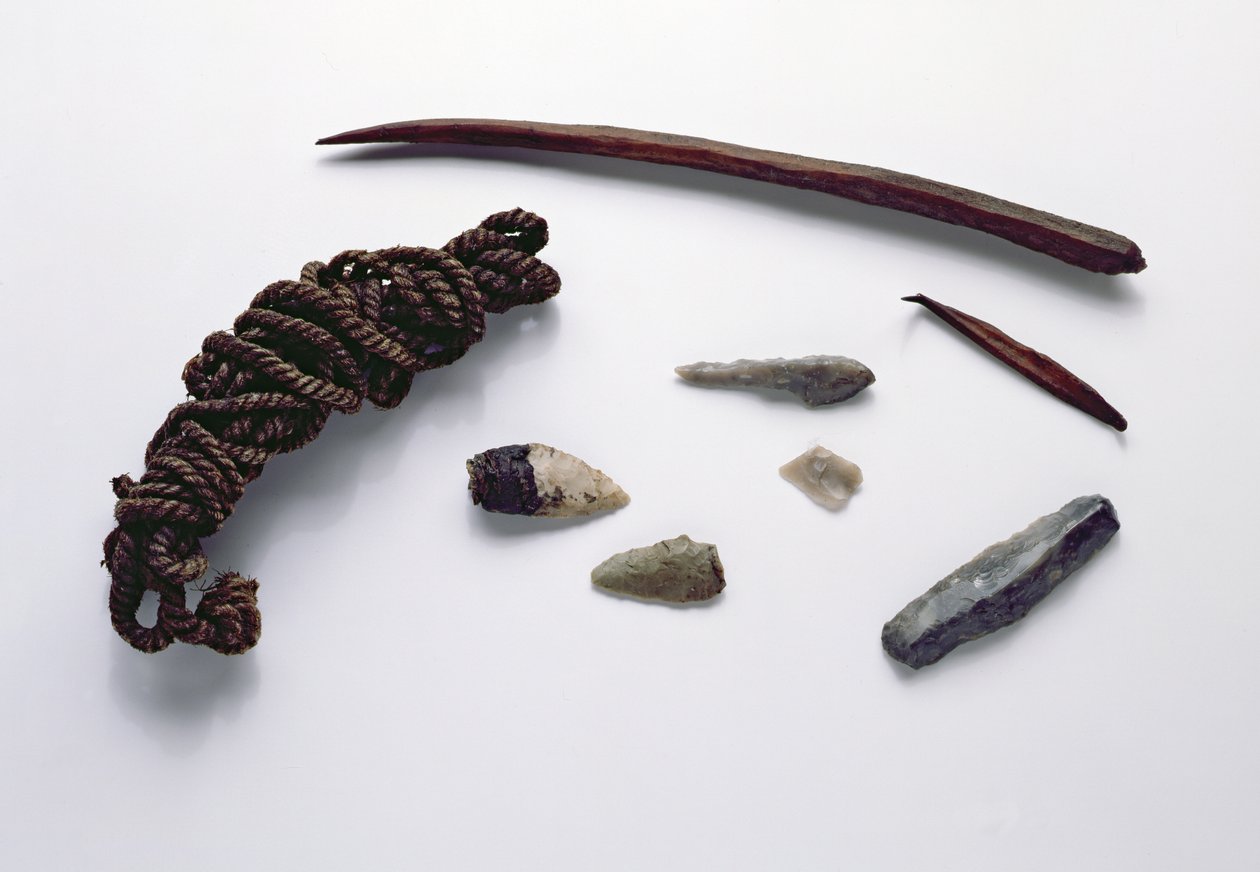 Oetzi Icemanin mukana löydetyt esineet tekijältä Copper Age