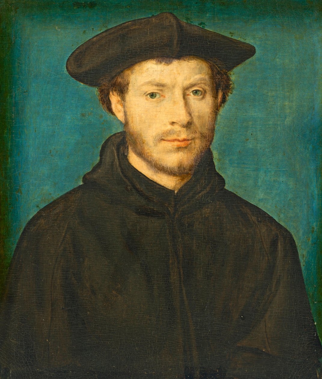 Miehen muotokuva, c. 1536-40 (öljy pähkinälle) tekijältä Corneille de Lyon