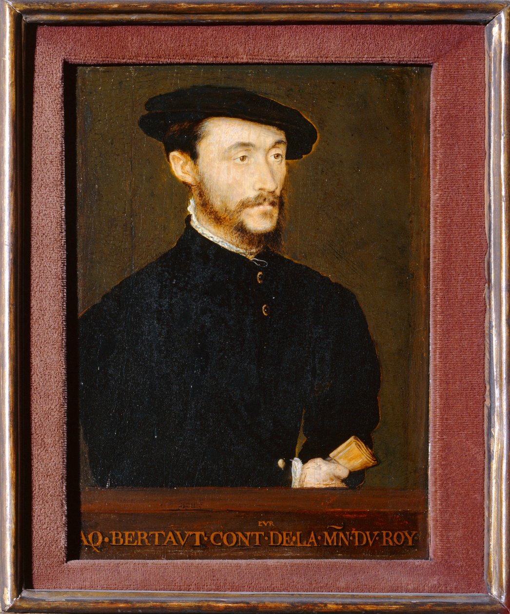 Jacques Bertaut, controleur de la Maison du Roi - Jacques Bertautin muotokuva ... tekijältä Corneille de Lyon