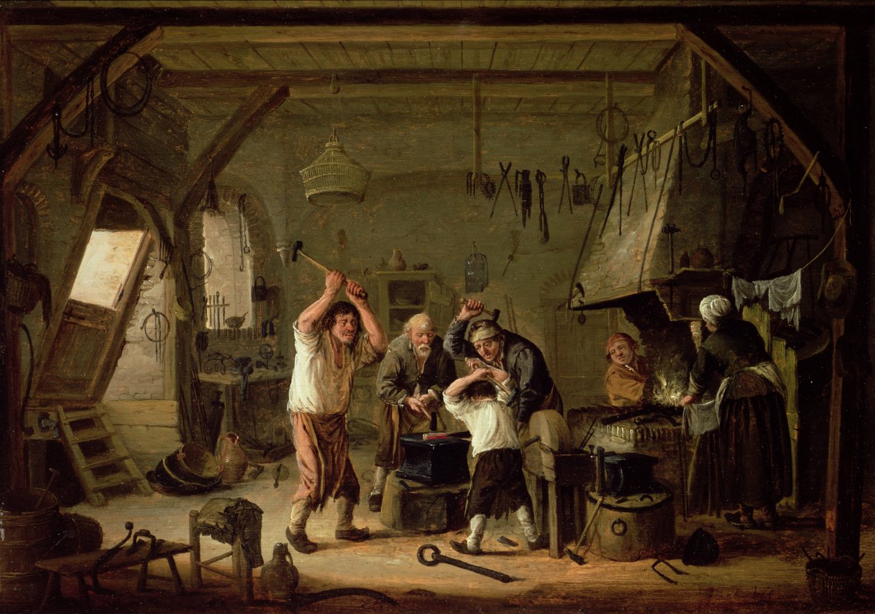Sepän sisustus tekijältä Cornelis Beelt