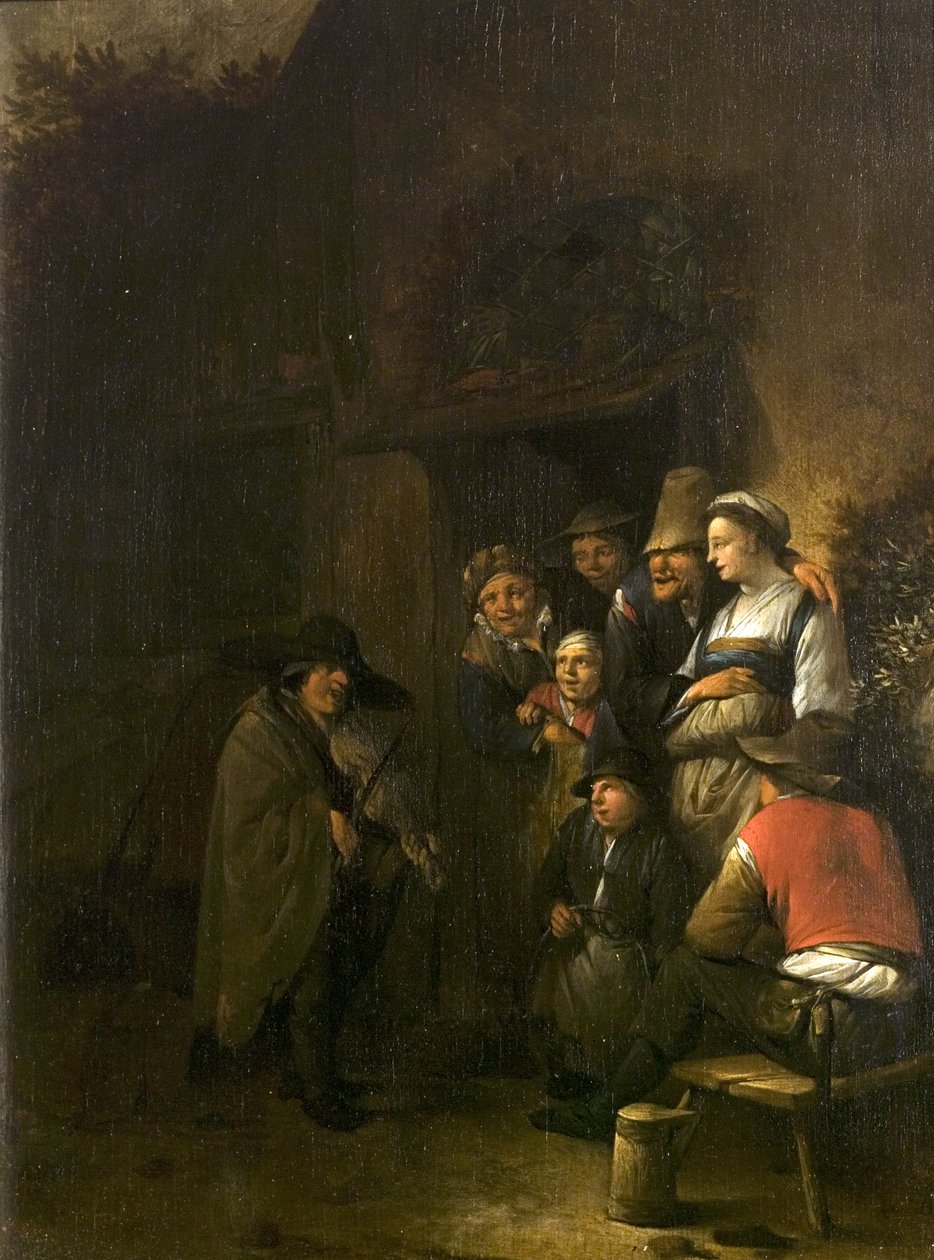 Kääpiöviulunsoittaja, n. 1652 tekijältä Cornelis Pietersz Bega