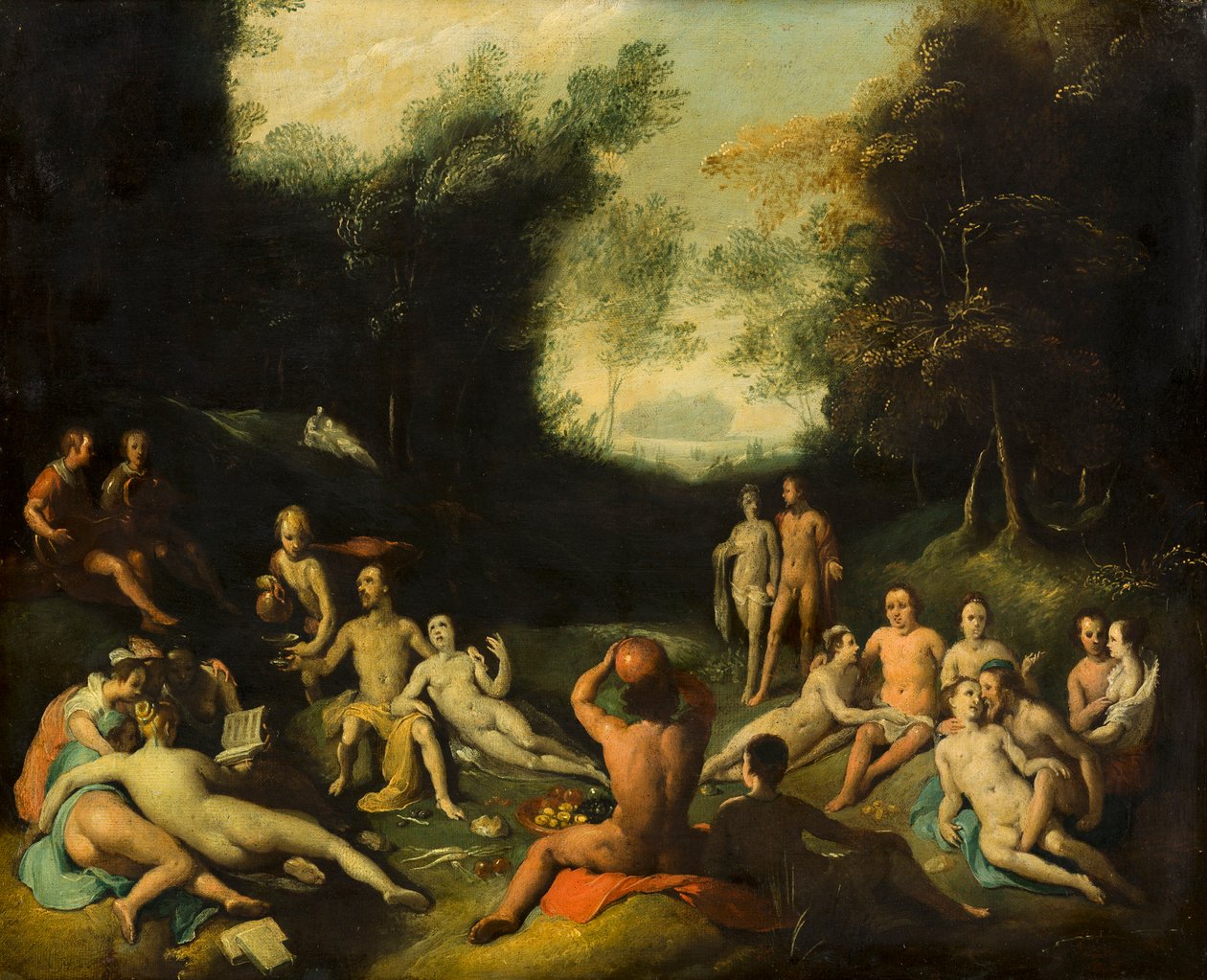 Ihmiskunnan turmeltuneisuus ennen vedenpaisumusta tekijältä Cornelis Cornelisz. van Haarlem