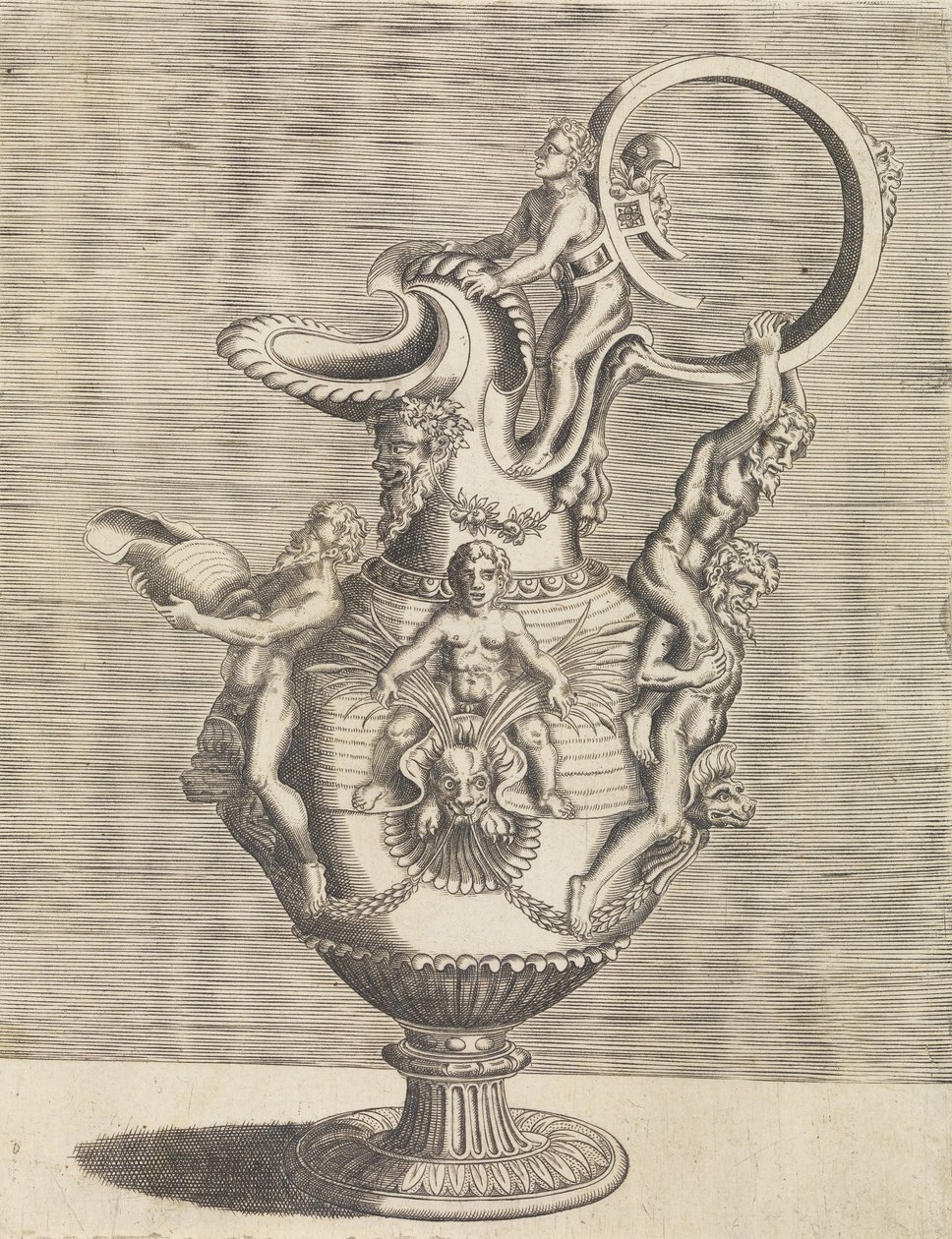 Ewer kahvalla tekijältä Cornelis Floris Ii