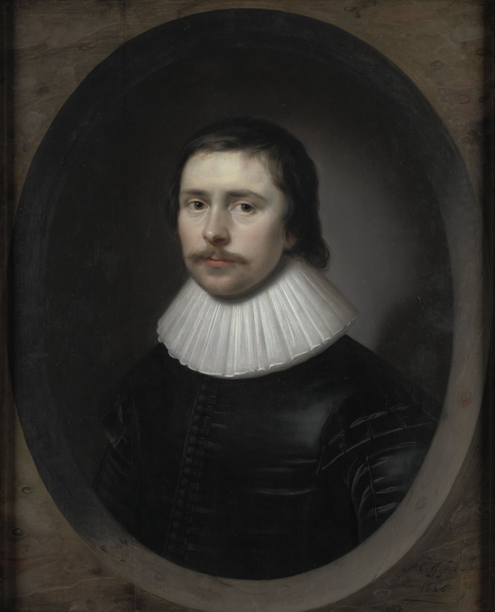 Edward Hyden muotokuva tekijältä Cornelis Janssens van Ceulen