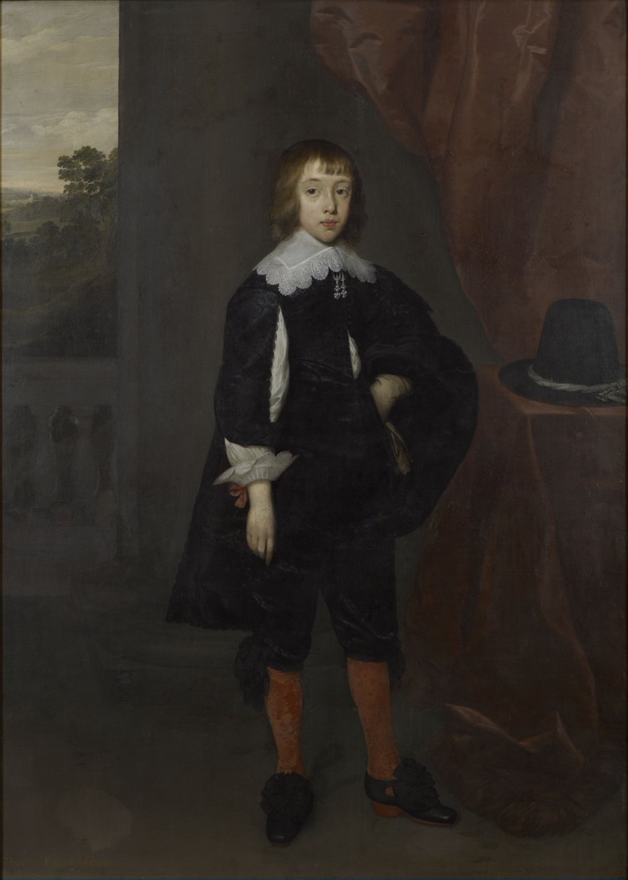 Christopher Hattonin muotokuva tekijältä Cornelis Janssens van Ceulen