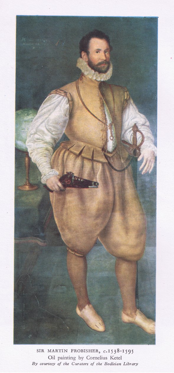 Sir Martin Frobisher (1538-1595), Collinsin julkaisema British Adventure, 1947 tekijältä Cornelis Ketel