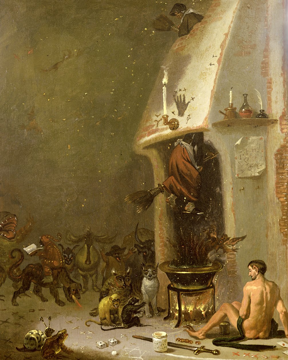 Noitataverna tekijältä Cornelis Saftleven