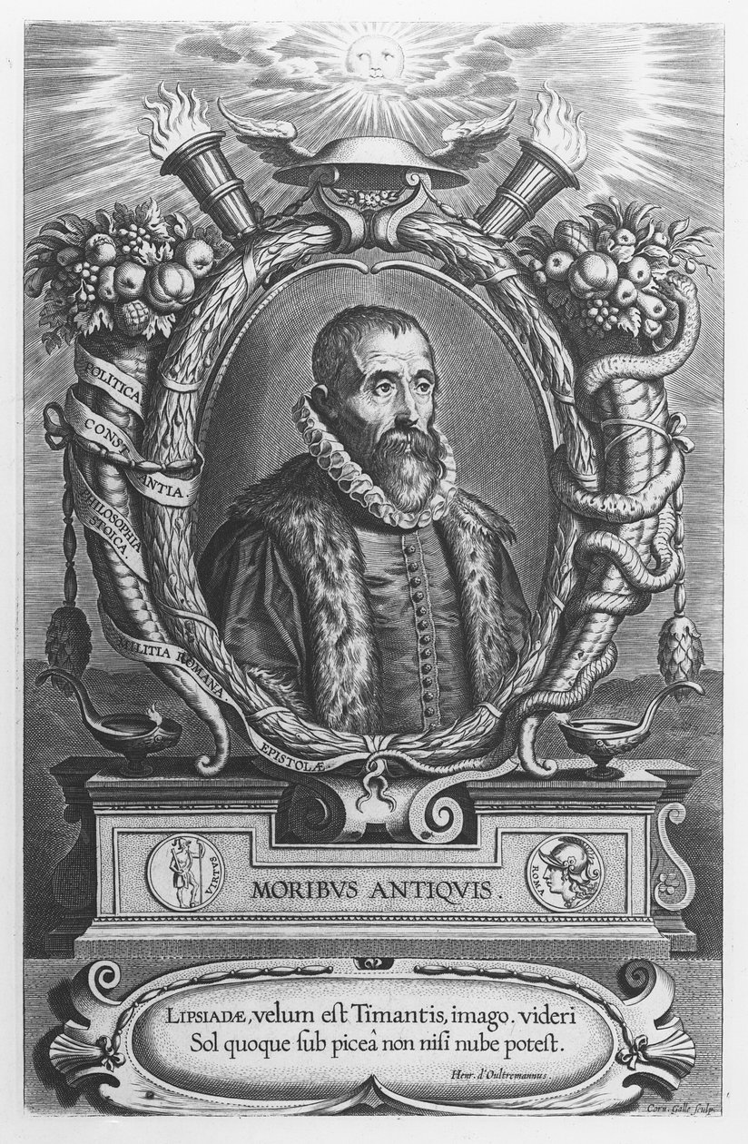 Justus Lipsiuksen muotokuva tekijältä Cornelis Galle the Elder