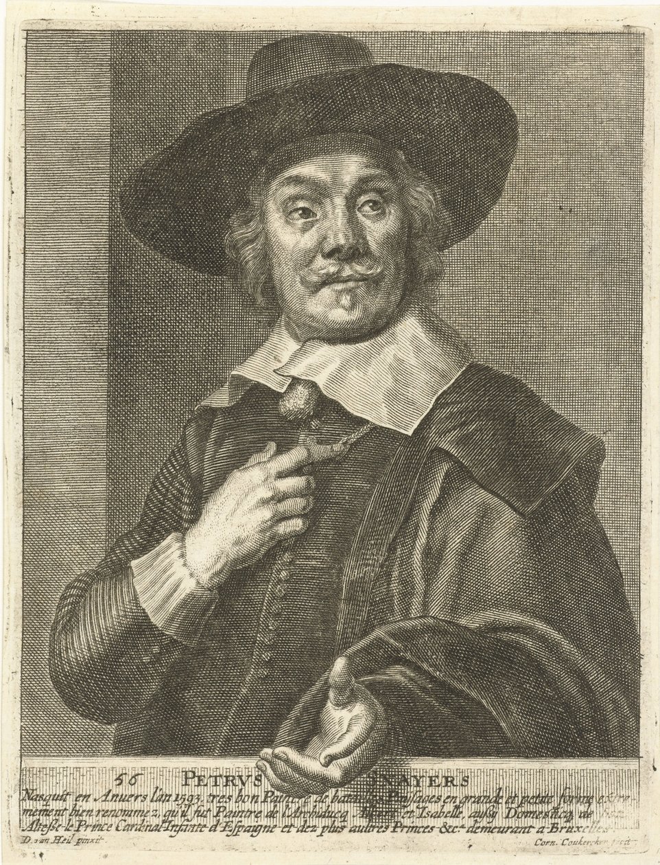 Pieter Snayersin muotokuva tekijältä Cornelius van Caukercken