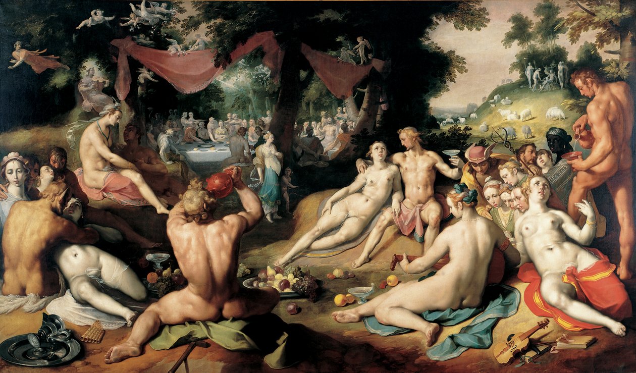Peleuksen ja Thetisin häät tekijältä Cornelis van Haarlem