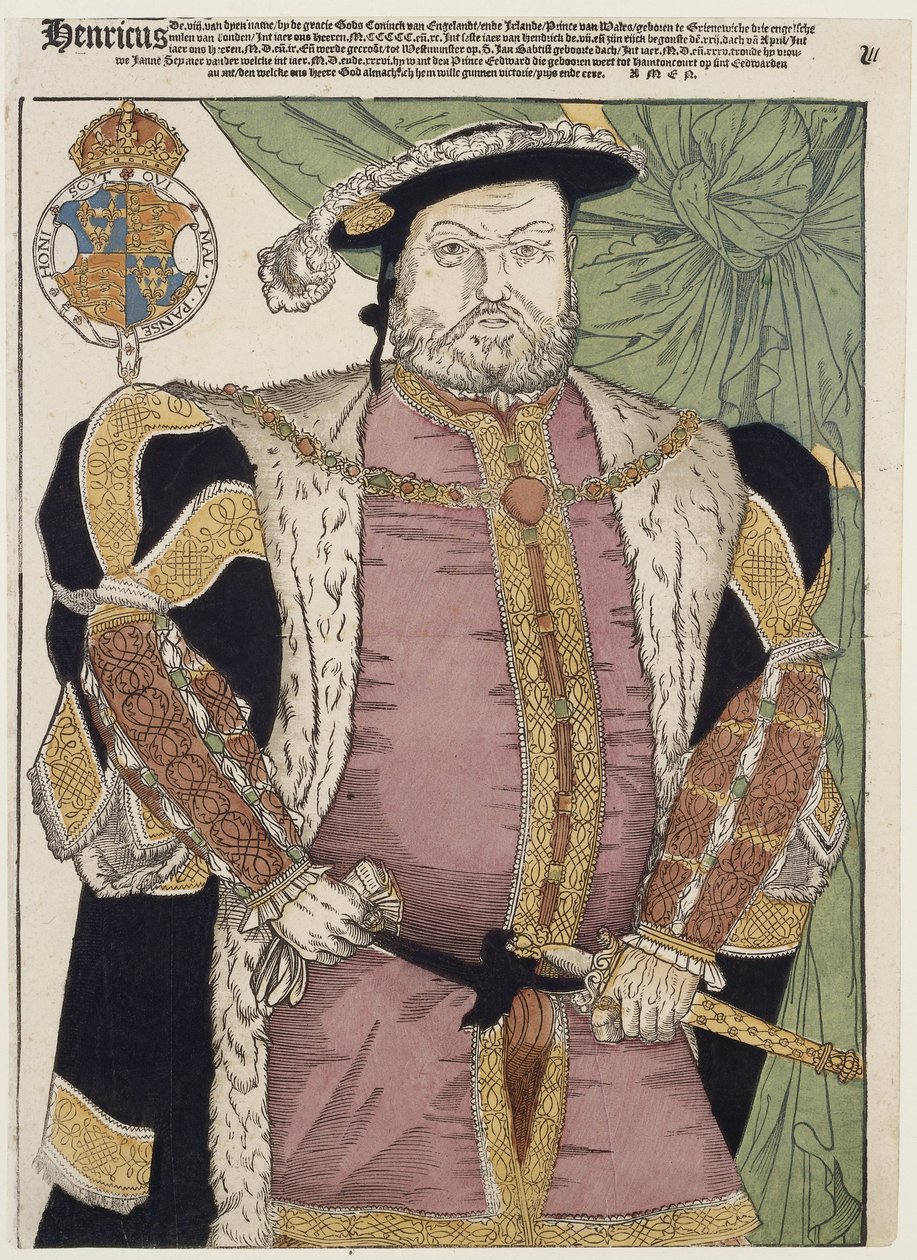 Englannin Henrik VIII:n muotokuva tekijältä Cornelis Anthonisz. (manner of)