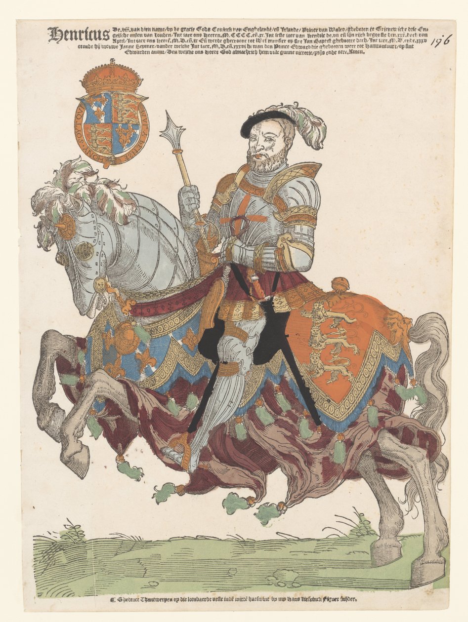 Englannin Henrik VIII:n muotokuva tekijältä Cornelis Anthonisz. (manner of)
