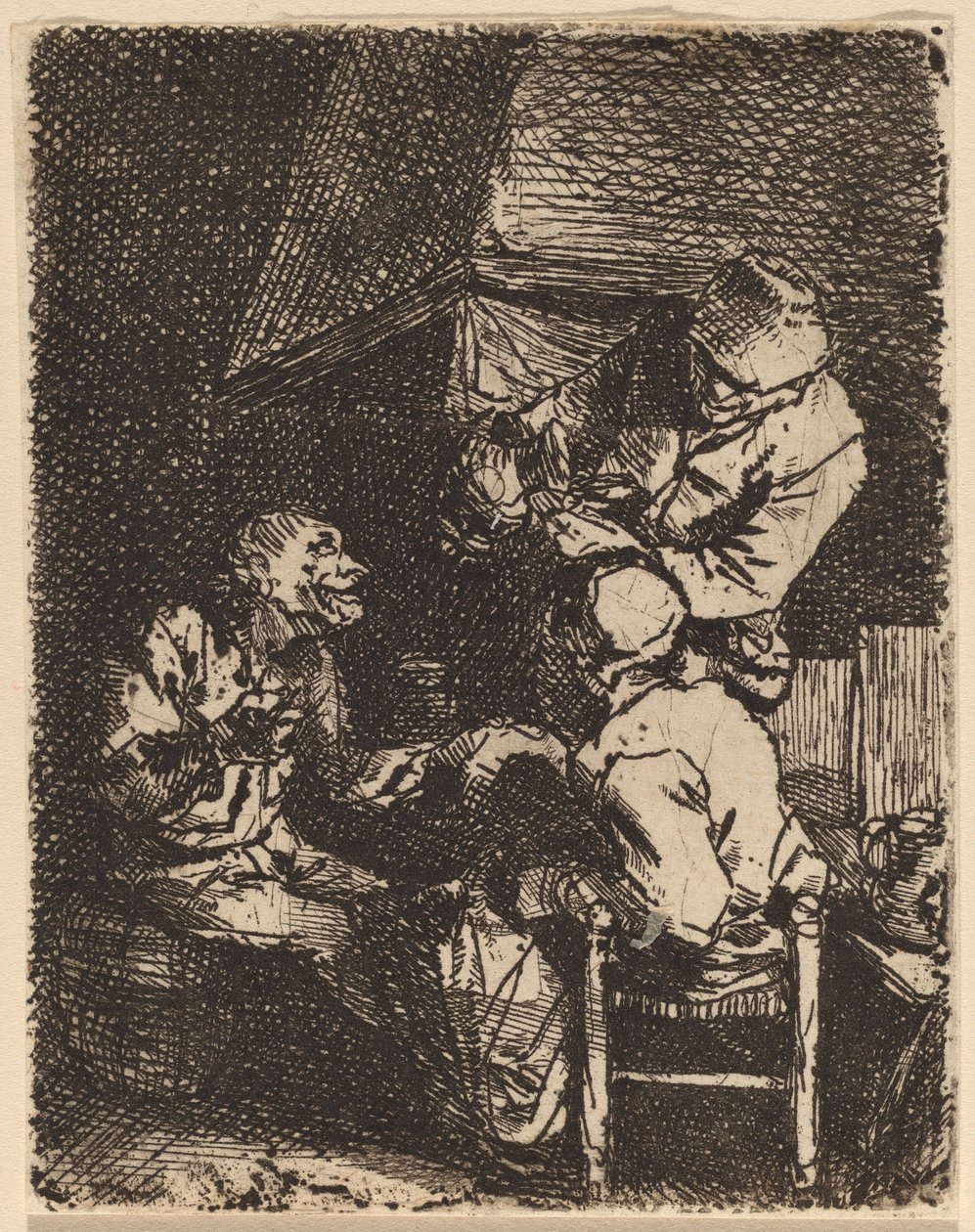 Ryhmä takalla tekijältä Cornelis Pietersz Bega