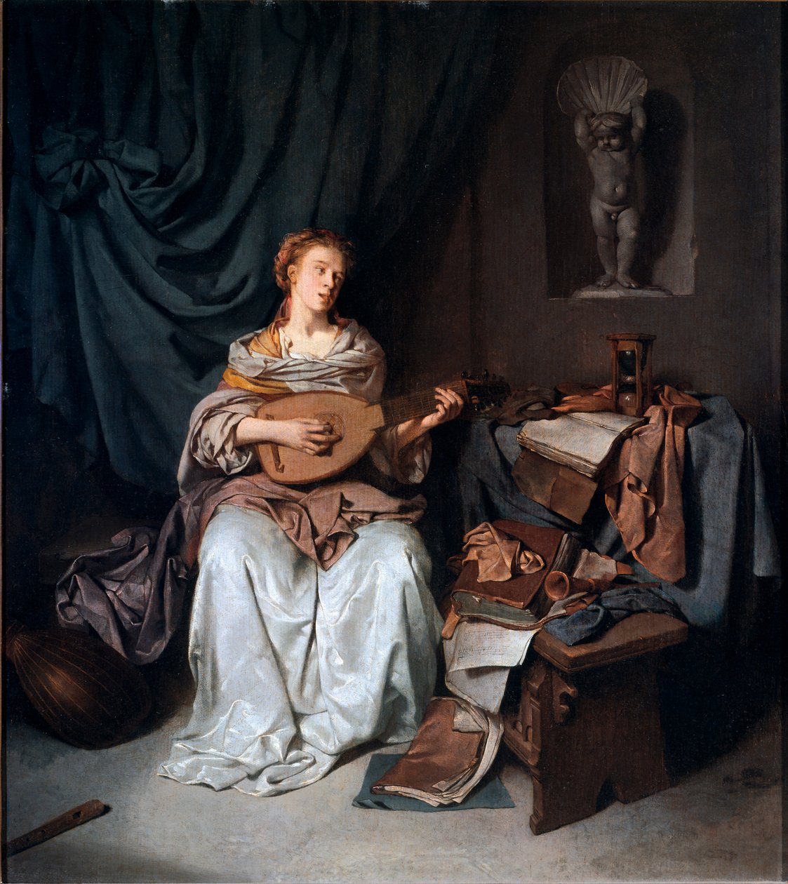 Cornelis Began kitaristimaalaus tekijältä Cornelis Pietersz Bega