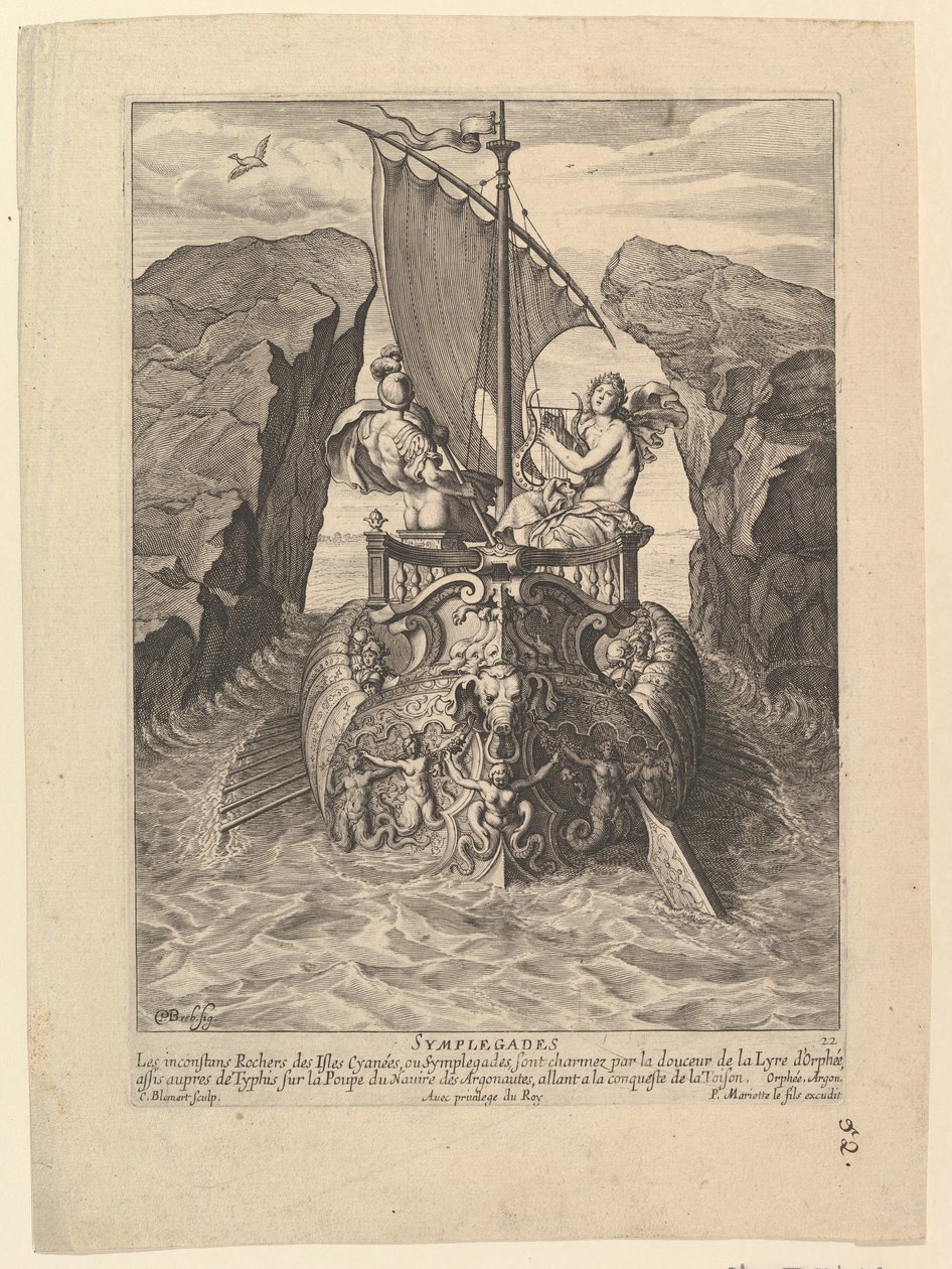 Symplegades, 1600-luku. tekijältä Cornelis Bloemaert