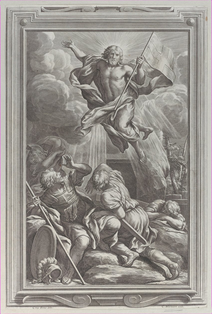 Ylösnousemus, 1662. tekijältä Cornelis Bloemaert