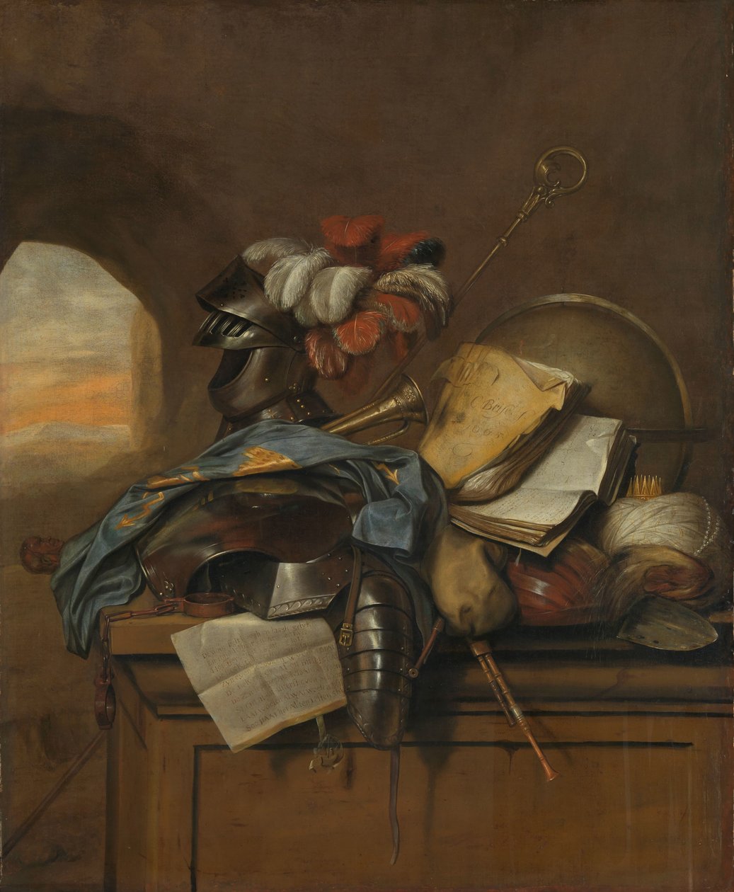 Vanitas asetelma tekijältä Cornelis Brisé
