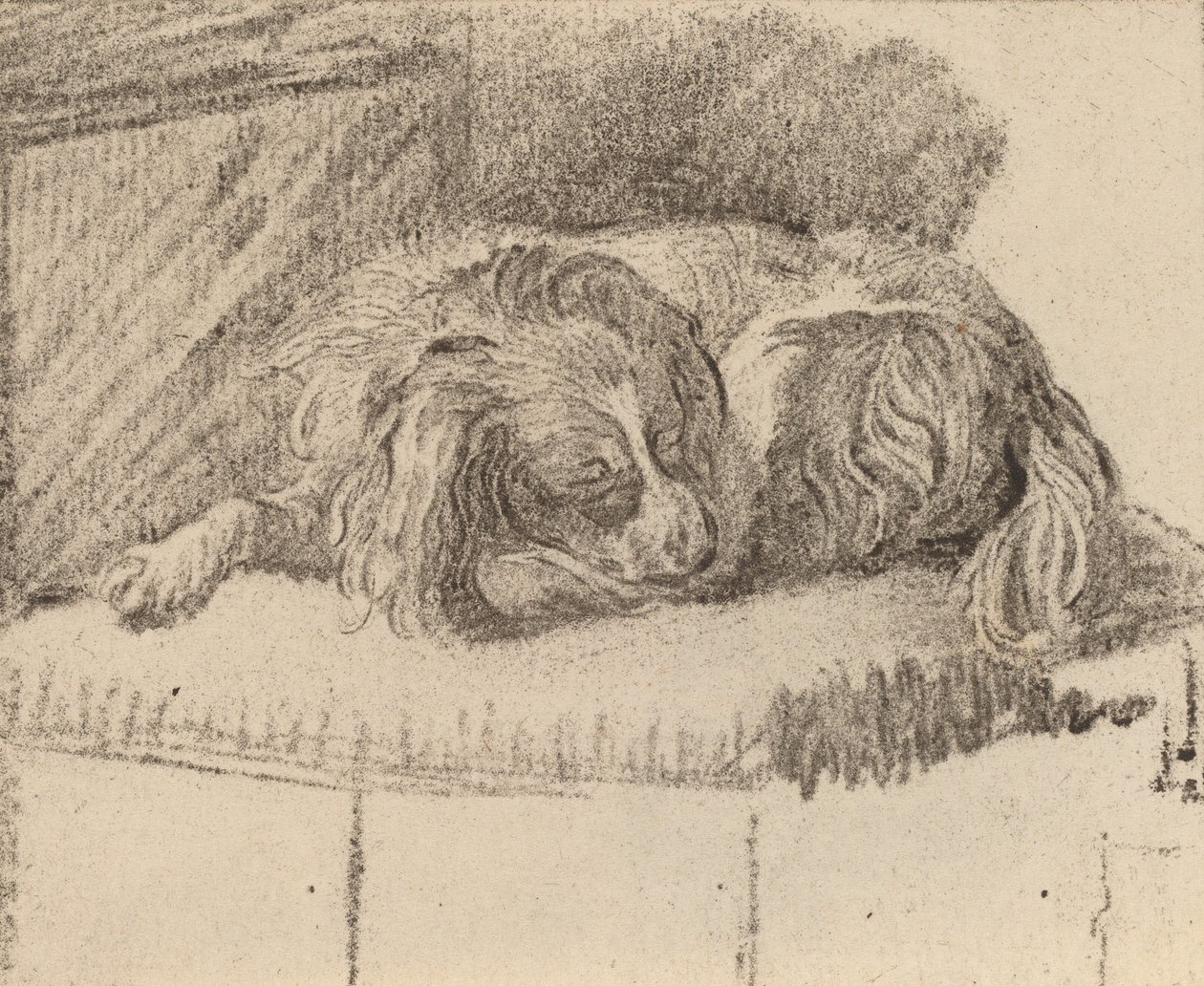 Makaava koira, 1777. tekijältä Cornelis Brouwer