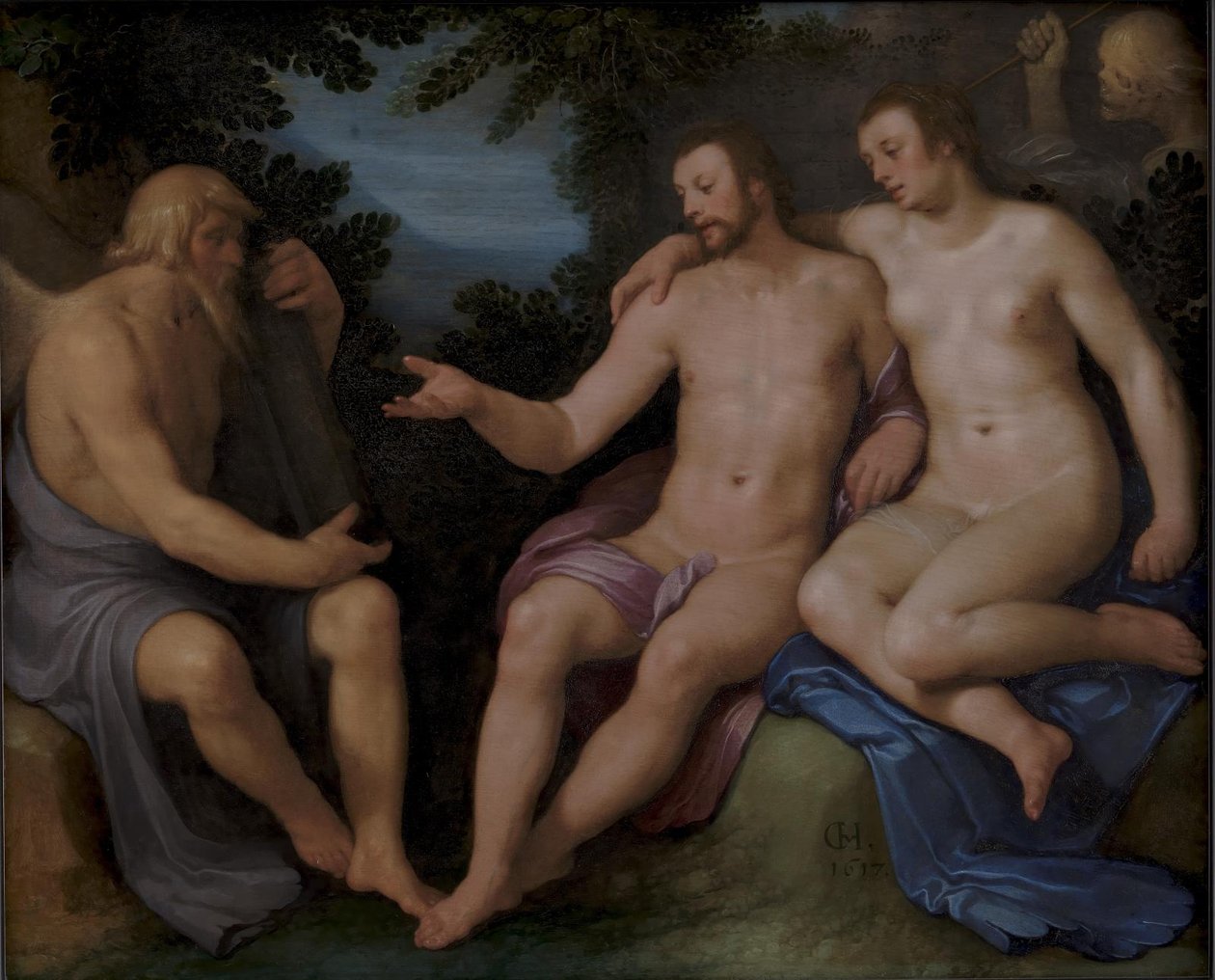 Allegoria elämän lyhyydestä tekijältä Cornelis Cornelisz. van Haarlem