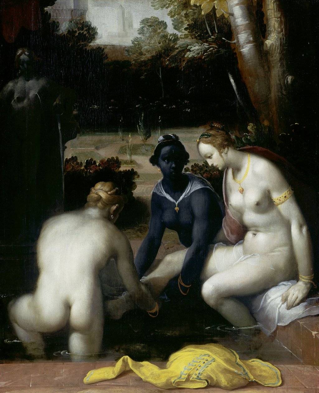 Bathsheba wc:ssä, 1594 tekijältä Cornelis Cornelisz van Haarlem