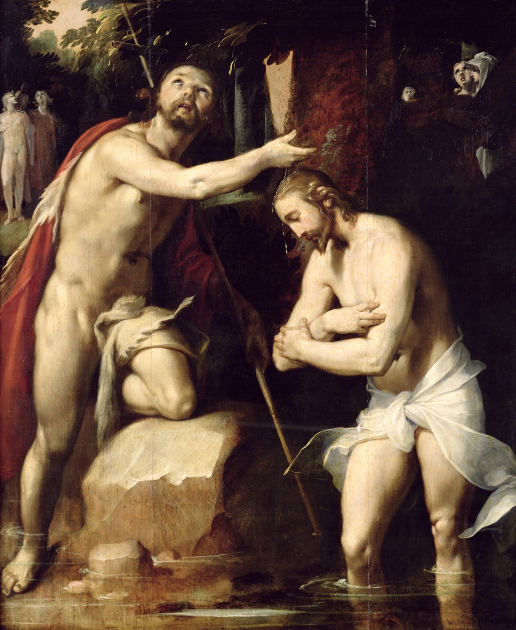 Kristuksen kaste tekijältä Cornelis Cornelisz van Haarlem