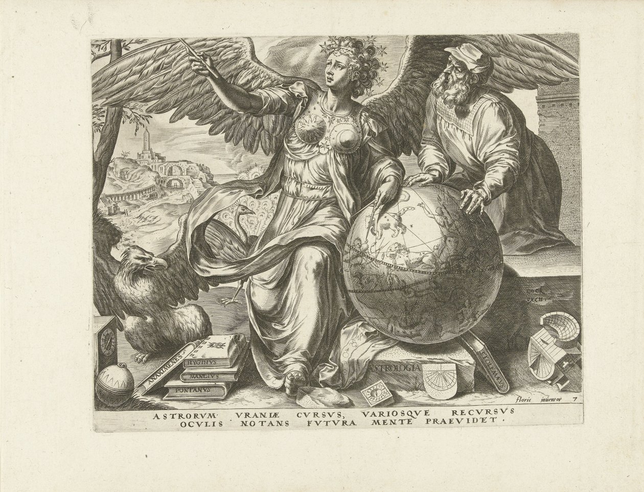 Astrologia (tähtitiede) The Seven Liberal Arts (sarjan nimi) tekijältä Cornelis Cort