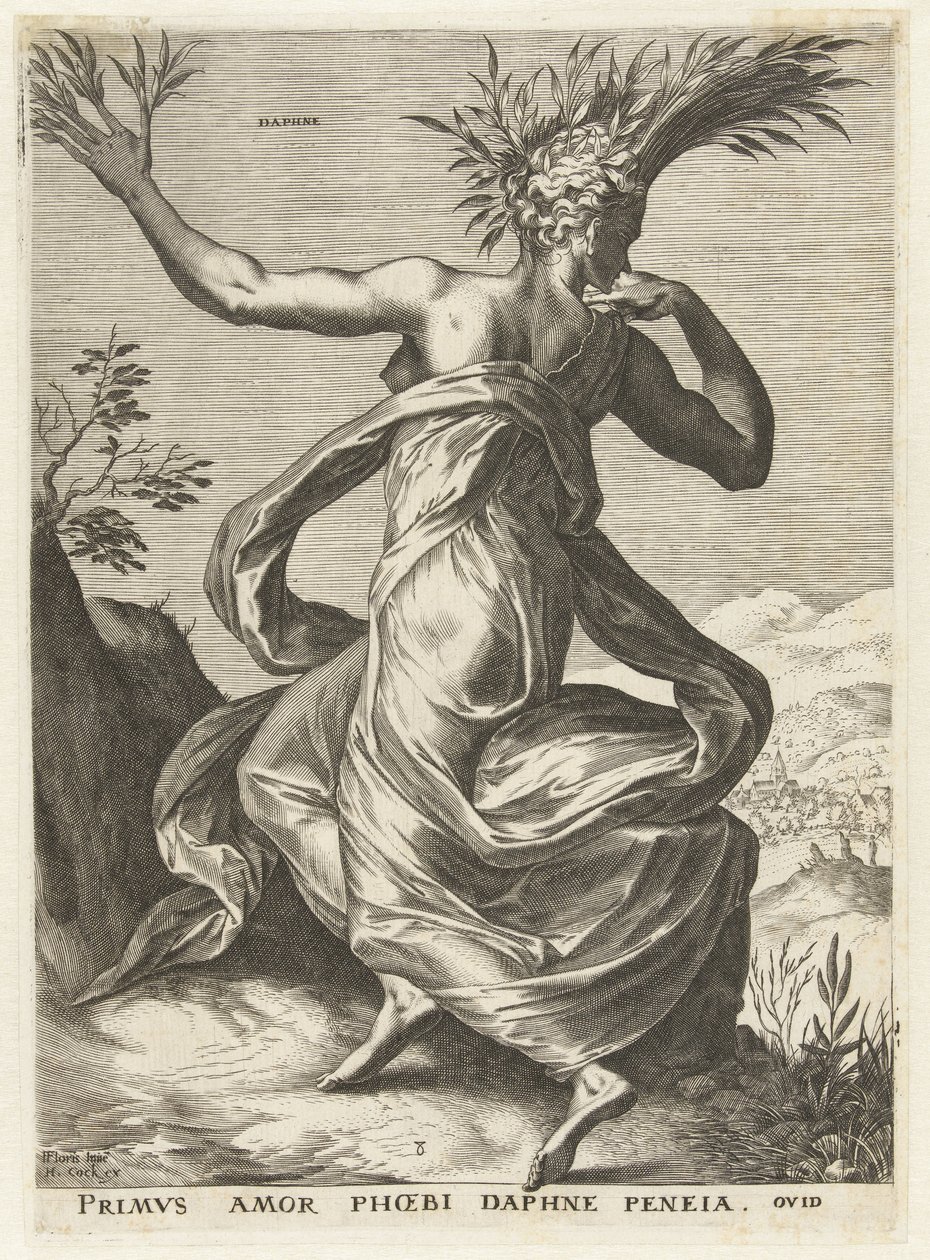 Daphne Goddess and Nymphs (sarjan nimi) tekijältä Cornelis Cort