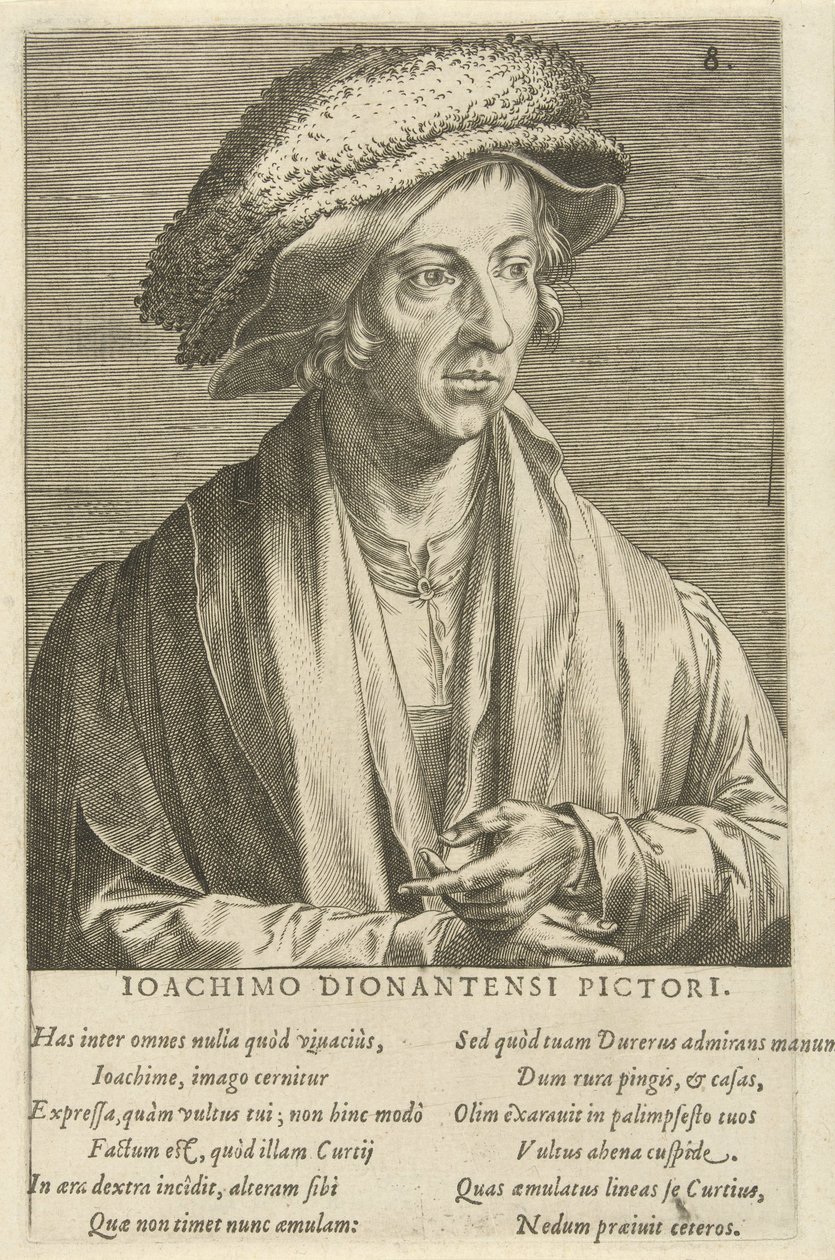 Taidemaalari Joachim Patinierin muotokuva tekijältä Cornelis Cort