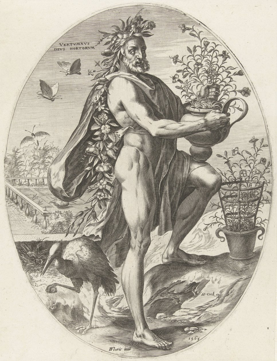 vertumnus Gods of Agriculture (sarjan nimi) tekijältä Cornelis Cort