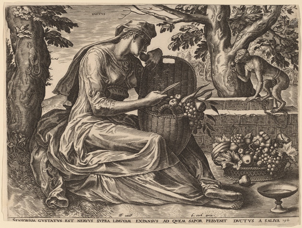 Maku tekijältä Cornelis Cort after Frans Floris I