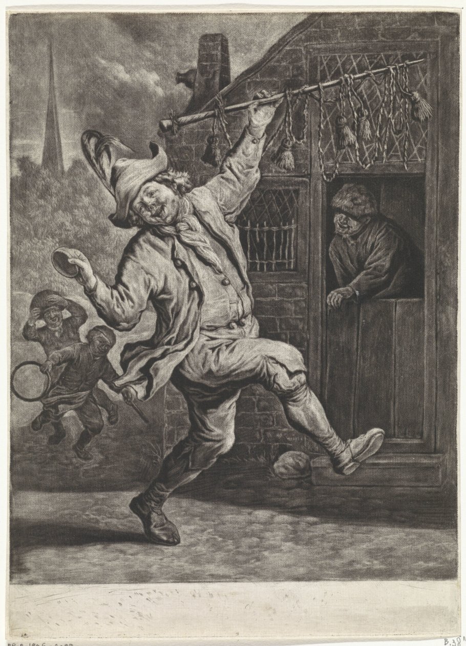 Liikavarpaan leikkaaja, noin 1700 tekijältä Cornelis Dusart